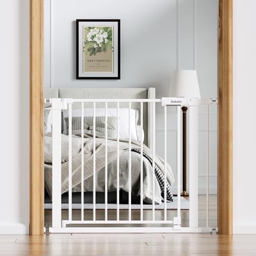 Babelio Baby Gate for Stairs No Drilling, PressGuard, 36-41 in Dog Gate by BABELIO