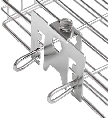 onlyfire 6042 Chrome Plated Steel Flat Rotisserie Basket for Most Grills - Image 2