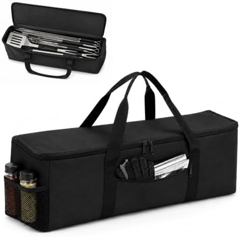 23.6-Inch Grill Utensil Storage Bag for Camping, 900D Oxford by Unknown