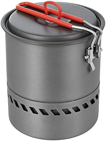 Bulin Camping Pot, 1.5L High Efficiency Backpacking Camping Cooking Set by BULIN