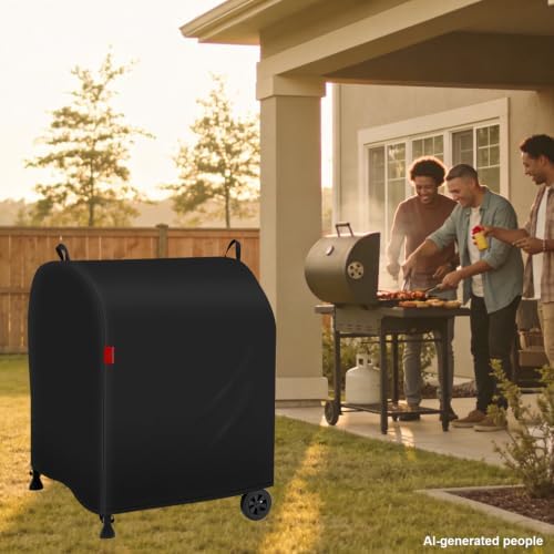 Outdoor Grill Cover Fits Royal Gourmet CD1824M Charcoal Grill, Waterproof 600D Heavy Duty Barrel Grill Cover, Fade Resistant & Rip-Proof BBQ Grill Covers for CD Series. - Image 6
