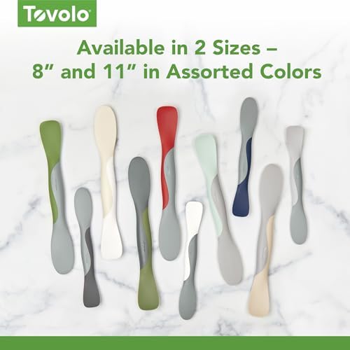 Tovolo Tool for Kitchen Meal Prep to Scoop Spread Slice and Scrape,White/Gray - Image 6