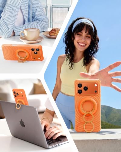 SYNCWIRE Magnetic Phone Ring Holder, for MagSafe Phone Grip Stand Kickstand - Image 5