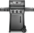 Napoleon Freestyle 365 Propane Gas Outdoor Grill with Range Side Burner, Graphite Grey – 4-Burner BBQ for Versatile Cooking by Unknown