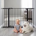 Mumeasy 36-55 in Baby Gate for Doorways, Extra Wide Dog Gate Indoor, Black by Mumeasy-FocusonBabyPetSafetyGate