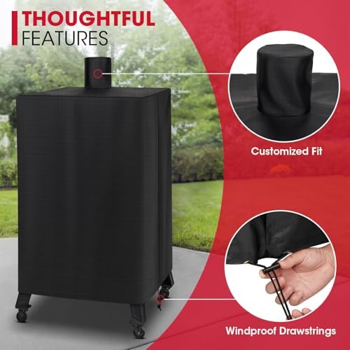 Unicook Vertical Smoker Cover Compatible with Pit Boss 4, 5, 7 Series - Image 4