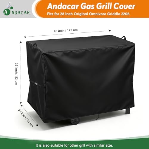 Griddle Cover for Blackstone 28 Inch Original Omnivore Griddle 2206 - Image 3