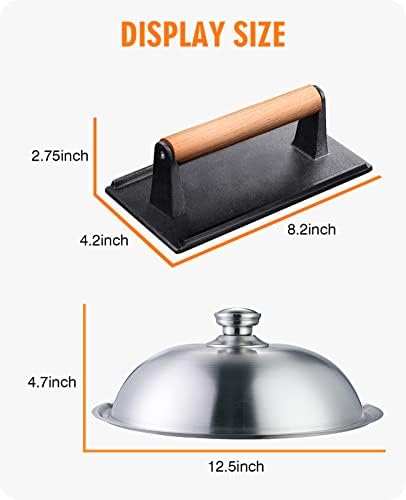 Homenote Griddle Accessories Kit for Blackstone with Dome and Burger Press - Image 6