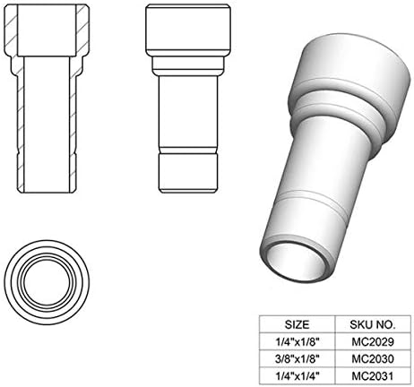 Misting Fittings (Stainless Steel Reduced Port Connector-Pack of 5) - Image 2