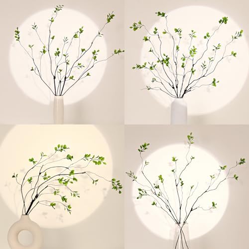 Waipfaru 8PCS Artificial Ficus Branches for Vase, Faux Greenery Stems for Vase Filler, 47in Realistic Flexible Eucalyptus Stems Fake Artificial Twig Plants Indoor Home Tables Centerpieces Office Decor - Image 6