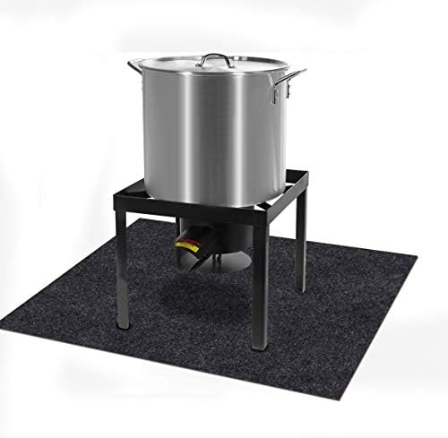 Under the Turkey Fryer Mat,Absorb Oil and Water,Protects BBQ Deck or Patio from Oil,Grease,and Spills, Slip Resistant and Waterproof (Turkey Fryer Mat:36inches x 48inches) - Image 3