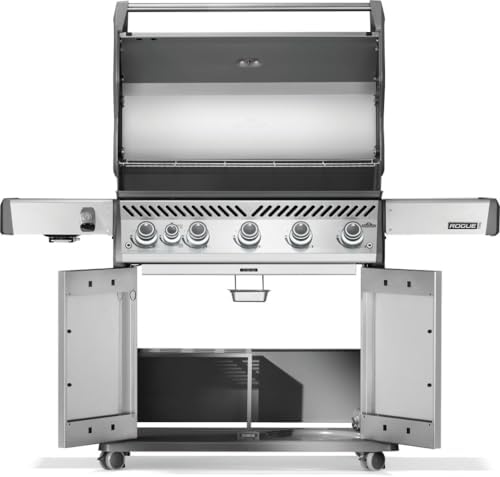 Napoleon Rogue PRO 625 5-Burner Natural Gas Grill with Infrared Side Burner - Image 2