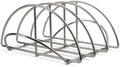 BBQ Rib Racks for Grilling and Smoking, Stainless Roasting Rack - Replacement Joe Classic Rib Rack for Holding 3 Full Ribs, Smoker Parts for Green Egg M/L/XL, Weber, Akorn Jr, BGE Kamado Accessories by GriAddict