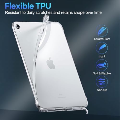 Clear Case for iPad (A16) 11th/10th Generation 11/10.9 inch 2025/22 - Image 6