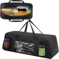 Amylove 24" Grill Tool Storage Bag, Waterproof BBQ Utensil Organizer, Black by Amylove