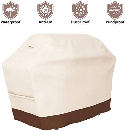 Tuyeho 58"x24"x46" Heavy Duty 900D Grill Cover, Waterproof & Weatherproof - Image 6