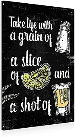 BEASTZHENG Funny Bar Kitchen Metal Tin Sign Wall Decor Vintage Bar Quote Tin Sign for Home Bar Man Cave Decor Gifts by BEASTZHENG