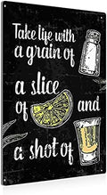 BEASTZHENG Funny Bar Kitchen Metal Tin Sign Wall Decor Vintage Bar Quote Tin Sign for Home Bar Man Cave Decor Gifts by BEASTZHENG