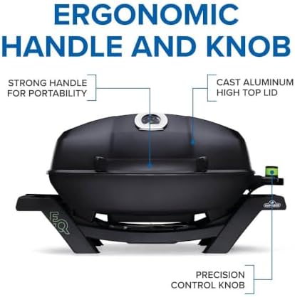 Napoleon TravelQ PRO285E Portable Electric Grill, Black, Tailgating, Camping, and Small Outdoor Spaces - Image 5