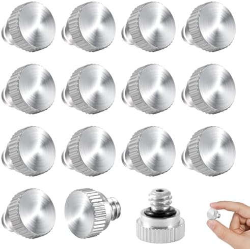 15Pcs Brass Misting Nozzle Plugs for Outdoor Spray Cooling System by FOGWOWO