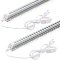 Barrina T8 LED Shop Lights 2FT, 20W 3000LM 6500K, 2 Pack High Output Tube by Barrina