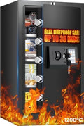 [7.8 Cuft] [ °] Fire Proof Safe for Home Documents by FOWORE