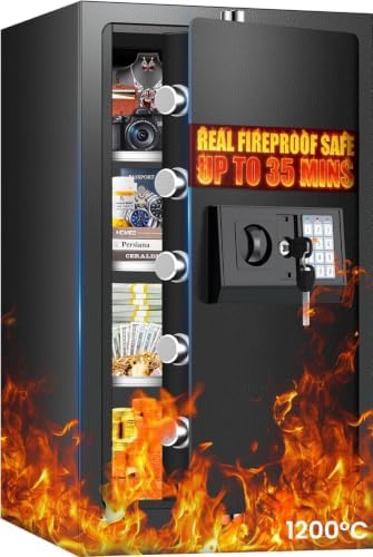 [7.8 Cuft] [ °] Fire Proof Safe for Home Documents by FOWORE
