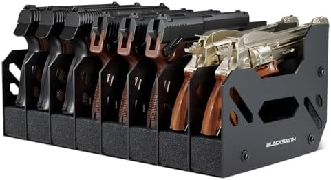 BlackSmith Foam Pistol Rack for Gun Safe Gun Accessories Storage Firearm Handgun Rack Revolver Pistols Holder by BlackSmith