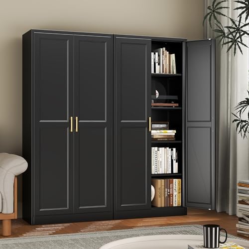 71" Metal Pantry Cabinet,Storage Cabinet with Doors and Shelves - Image 2