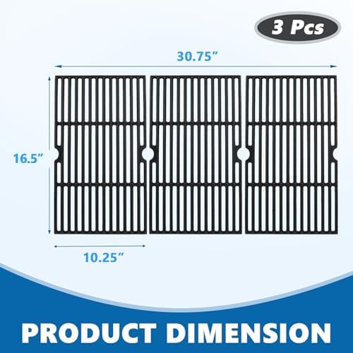 16.5 Inch Grill Grates for Kenmore 6-Burner Gas Grills Replacement Parts - Image 2
