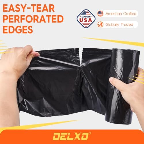 Delxo 55-60 Gallon Trash Bags, 2000 Count, 38×58' Large Black Garbage Bags - Image 7