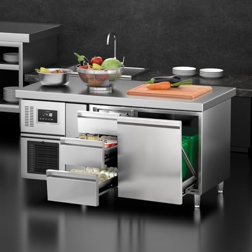 Karpevta Outdoor Kitchen Drawer Combo 28x22x19.5in with 2 Trash Bin Cabinet - Image 5