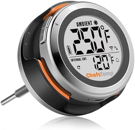 ProTemp S1 Patented Smart Grill Gauge Thermometer Hub Wi-Fi and Bluetooth by ChefsTemp
