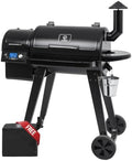 Z GRILLS 2026 Wood Pellet Grill & Smoker with PID V3.0 Controller, 459 Sq in Cook Area, Meat Probe, Foldable Shelf&Side Shelf, 8 in 1 BBQ Grill Outdoor Auto Temperature Control, Black, 450A by ZGRILLS