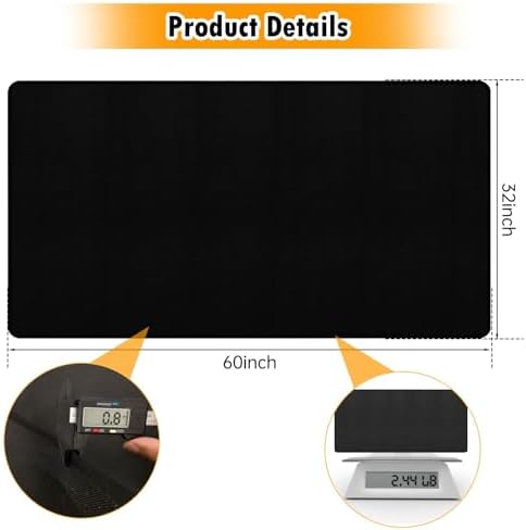32 x 60 in Fireproof Hearth Mat for Fireplace, Outdoor Grill, Fire Pit - Image 3