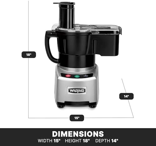 Waring Food Processor with 4-Quart Capacity & Continuous-Feed with Dicing - Image 3