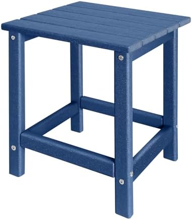 GARDENSTAR Outdoor Side Tables Adirondack, HDPE Small Table for Patio,Outside End Table for Porch, Deck, Pool, Weather Resistant/Easy Maintenance by GARDENSTAR