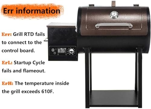 Control Board for Pit Boss Pellet Grill， for Pit Boss PB440D2/PB1150G etc Grill,with W/LCD Display Adjustable Temperature Size - Image 4