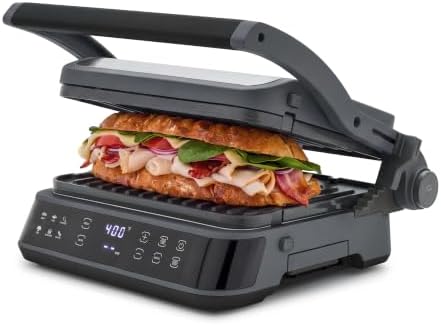 GreenPan Advanced Grill & Griddle, PFAS-Free Ceramic Nonstick, Graphite by GreenPan