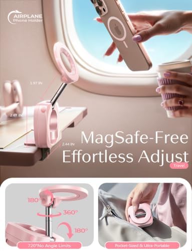 LISEN Airplane Travel Essentials for Flying Airplane Phone Holder for Desk - Image 2