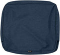 Classic Accessories Montlake FadeSafe Water-Resistant Patio Lounge Back Cushion Cover, 21 x 15 x 4 Inch, Heather Indigo, Patio Furniture Cushion Covers by ClassicAccessories