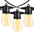 Banord 51FT Outdoor String Lights, Waterproof Patio Lights with 18 Bulbs by Banord