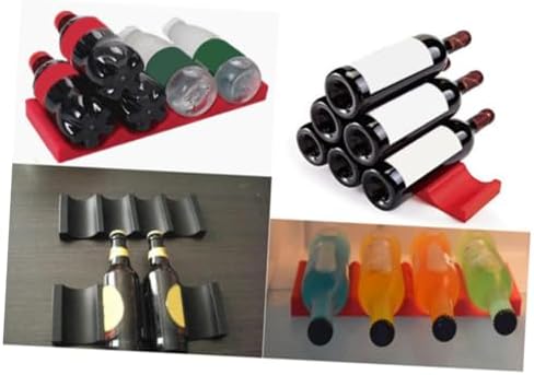 SOLUSTRE 2pcs Silicone Beer Bottle Pad Can Beverage Storage Shelfs Beverage Storage Rack Glasses Holder for Bar Bbq - Image 4