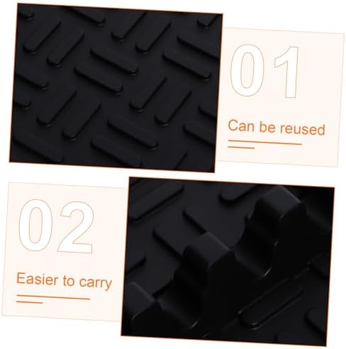 ibasenice Silicone Grill Tool Rest Mat for Griddle Side Shelf - Image 6