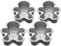 Cuisinart CMBM-4GBM 4-pc Mini Gingerbread Man Set by Cuisinart