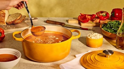 Le Creuset Enameled Cast Iron Round Dutch Oven, 5.5 qt., Nectar - Image 6