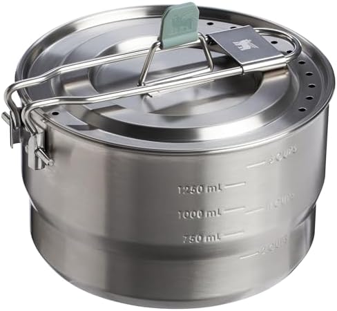 Stanley Wildfare Go 14-Piece Stainless Steel Prep & Cook Set | 1.65 qt Saucepan with Fold & Lock Handle | Bowls, Utensils, Cutting Board | Camping Essentials for Your Camp Kitchen | BPA-Free - Image 3