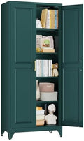 75"Kitchen Pantry Cabinet, Storage Cabinet with Doors and Shelves by SteelLifeNeatlyOrganized