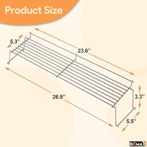 BQMAX 65054 Grill Warming Rack for Weber Genesis 300 Series (2007-2016) - Image 3