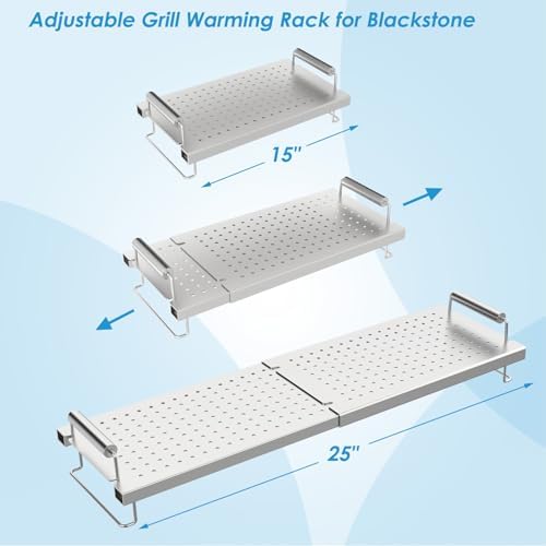 Adjustable Warming Rack for Blackstone Flat Top 28 36 17 22 Inch Griddle - Image 4
